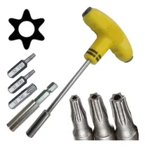 Comprar Ponteiras Bits Torx Furo Guia T10 T30 T40  Chave T E Suporte