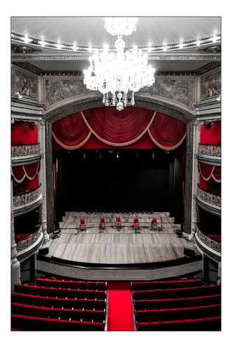 Vinilo Decorativo 40x60cm Teatro Escenario Sala M5