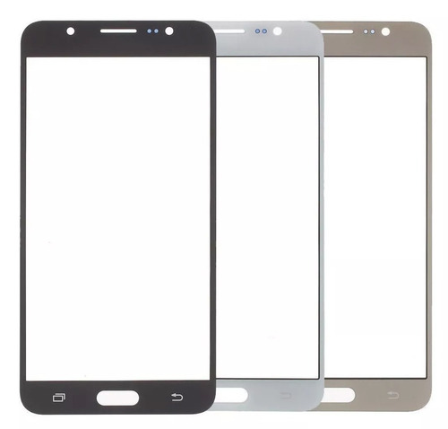Vidrio Glass Repuesto No Tactil Para Samsung Galaxy J7 Prime Color Blanco