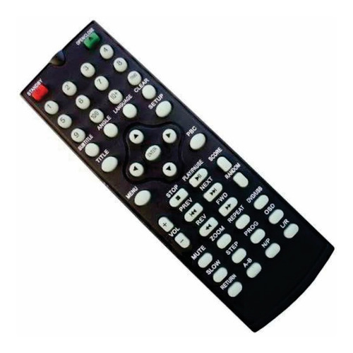 Controle Remoto Dvd Lenox Rc 201 Dv 441 Black 2 Lenox