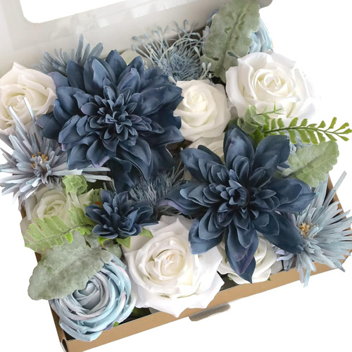 Lookein Flores Artificiales Para Decoración De Boda Diy Ramo