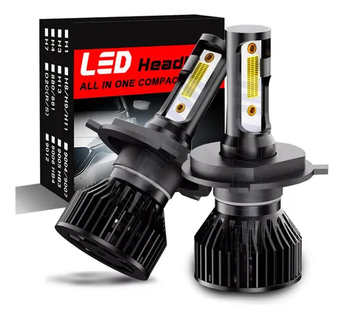 St H4 Blanco Kit Faros Led Luz Alta Y Baja For Ford 16000lm