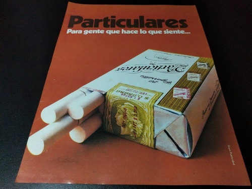 (pb289) Publicidad Clipping Cigarrillos Particulares * 1974