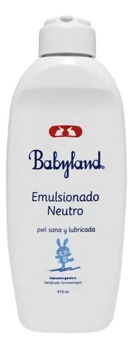 Emulsionado Babyland Neutro Hipoalergénico 410ml Hidratación