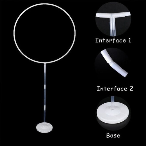 2 Pz Base Circular Soporte Para Globos Decoracion Fiesta