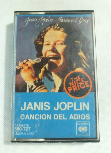 Cassette Janis Joplin Cancion Del Adios Cbs 1982 (Usado)
