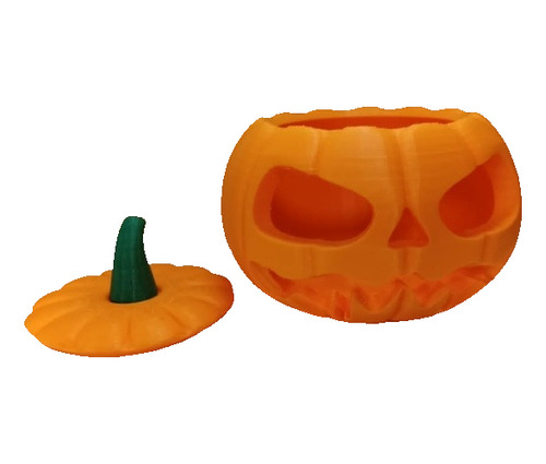  Caramelera Calabaza Halloween Plástica 3d Grande 