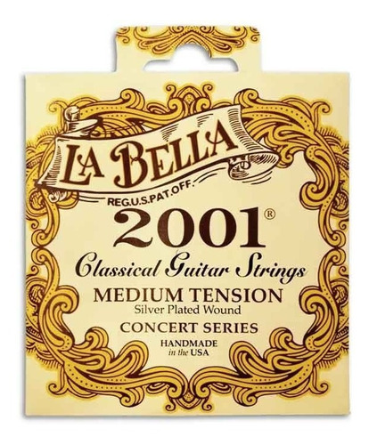 Set Cuerdas Guitarra Clásica La Bella 2001