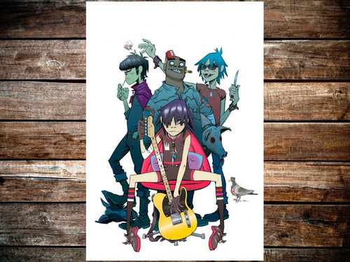 Gorillaz Poster 47x32cm 200grms 2