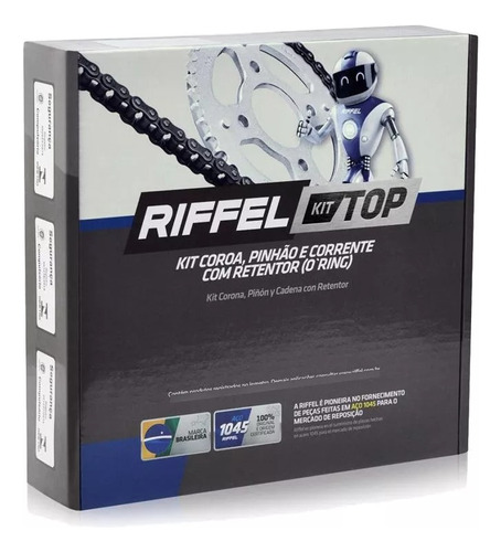 Kit De Transmision Riffel Para Yamaha Ys250 Fz25 Con o-ring