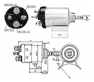 Automatico Motor Partida 12v () Jeep Zm