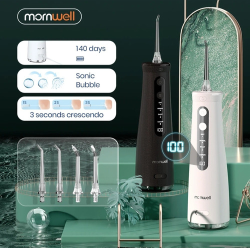 Irrigador Oral Mornwell F32 Bolhas Ultrassônicas - 5 Bicos