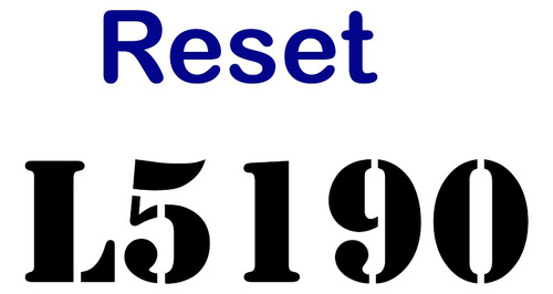 Reset Ilimitado L1110 L3110 L3150 L5190 Error Cojin O E-11