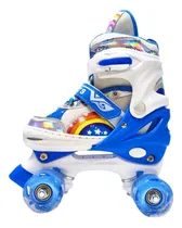Comprar Patin Artistico Cuatro Ruedas Extensible Con Luces Silicona