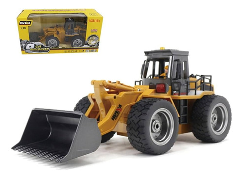 Bulldozer  Huina  1532  Control Remoto 1:18 Pala Metalica