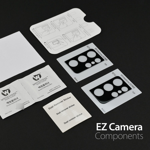 Imagen 5 de 7 de Vidrio Templado Camara Samsung S21 Whitestone Pack X2