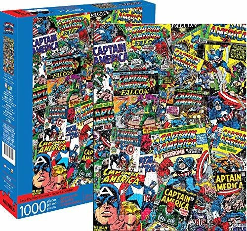 Acuario Marvel Capitan America Collage 1000 Pc Puzzle, Mul