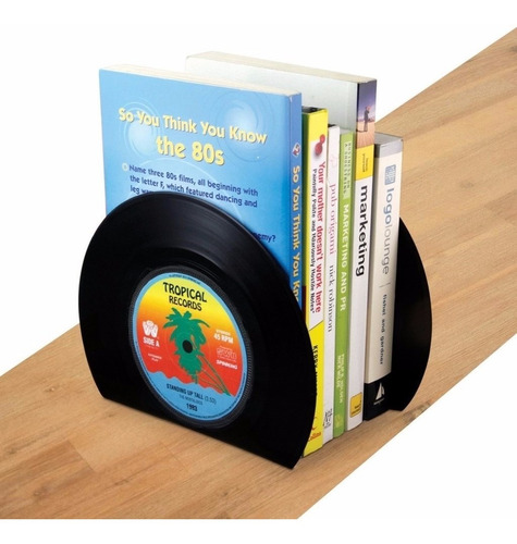 Sujeta Libros Cd Dvd Biblioteca Forma Discos Vinilo Vintage