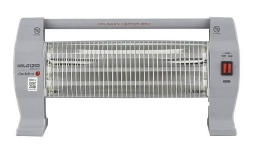 Calefactor Halogeno 1200w Eeh-1210 Gris Sindelen