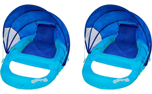 Swimways Sillón Reclinable Con Flotador De Resorte Con Dosel