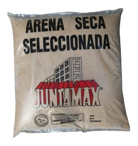 Arena Seca Seleccionada Construcción Juntamax X 25 Kg