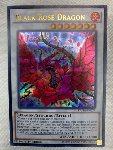 Black Rose Dragón Dusa Yugioh