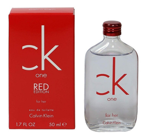 Ck One Red Edition For Her Edt X 50ml Masaromas Volumen de la unidad 50 mL