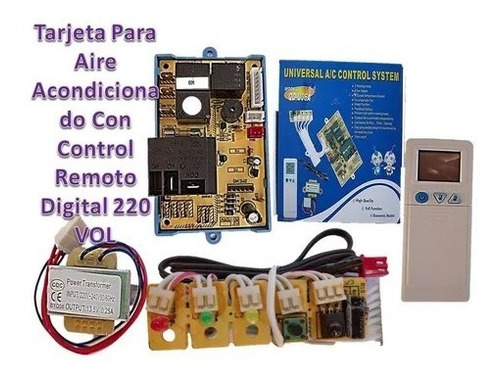 Tarjeta Con Control De Aire Acondicionado 220 Vol Universal 