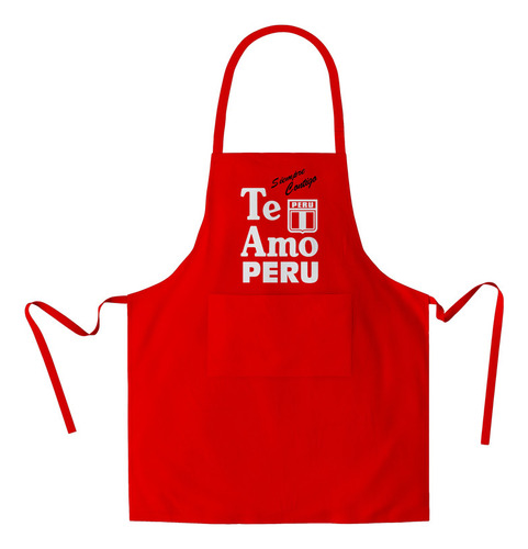 Mandil Te Amo Peru (d0516 Boleto.store)