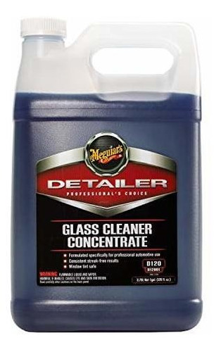 Meguiar 's D12001, Limpiador De Vidrio Concentrado  1 Galón