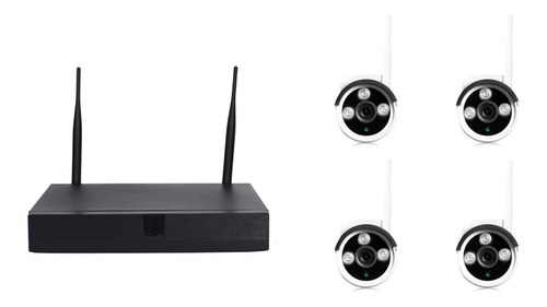 Kit 4 Camaras Seguridad Wifi 5g Hd 960p Dvr Cctv Jayma