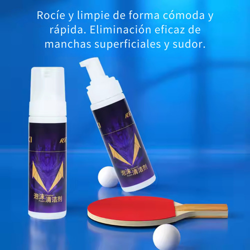 Limpiador De Goma Tenis De Mesa En Espuma 200 Ml - Loki