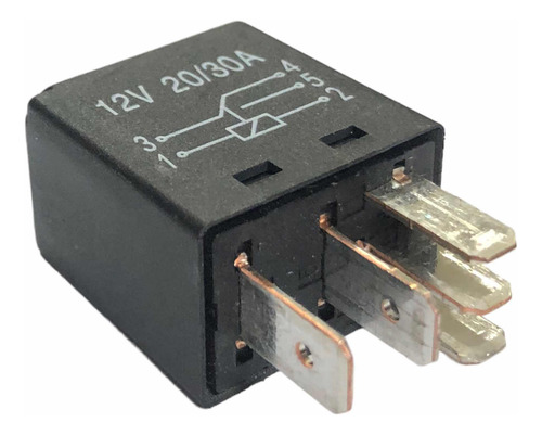 Micro Power Relay 5-pin 12v 20a / 30a Relevador 5 Terminales