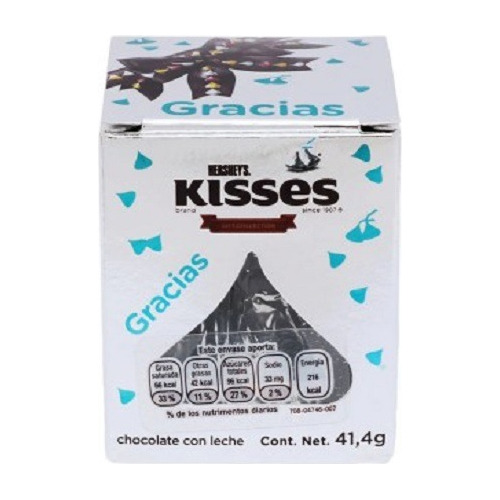 Caja Chocolates Hersheys Kisses (kiss) Jr 32p/41.4g