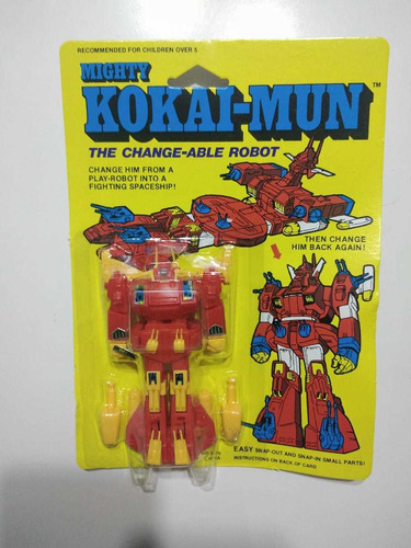 Mighty Kokai Mun Tipo Robotech Transformers Gobot Retro