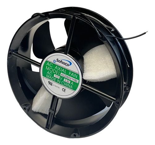 New Sofasco A22060v1hbl Ac Axial Fan 115vac 0.90a Black Nsnp