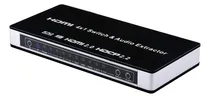 Comprar Switch Hdmi 2.0 4x1 Extractor Audio Control Remoto Hdcp 2.2