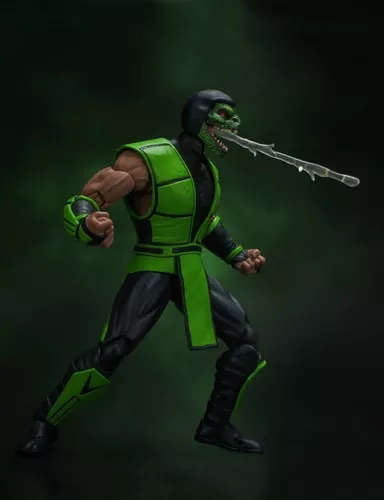 Reptille Mortal Kombat Personagem Boneco Estatueta