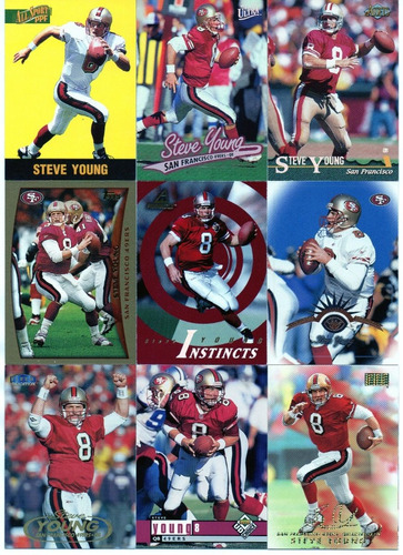 1997-1998 Steve Young San Francisco 49ers ( 10 ) Lote
