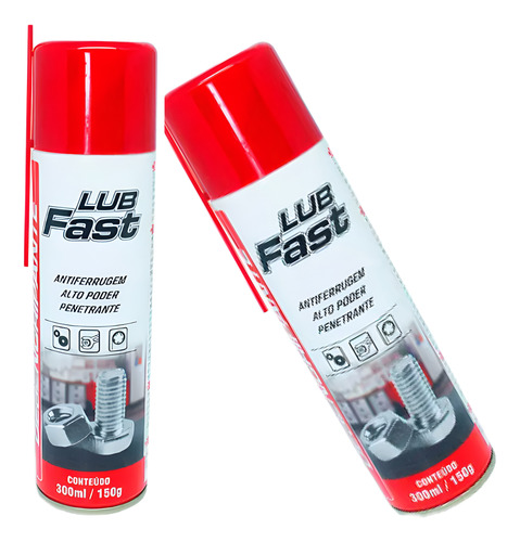 Kit 2 Óleo Desengripante Lubrificante Multiuso 300ml Spray