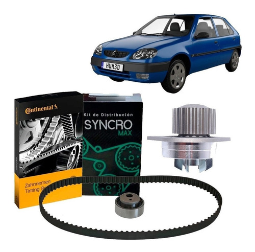 Kit Distribucion + Bomba Para Citroen Saxo 1.4 Tu3 1996 1999