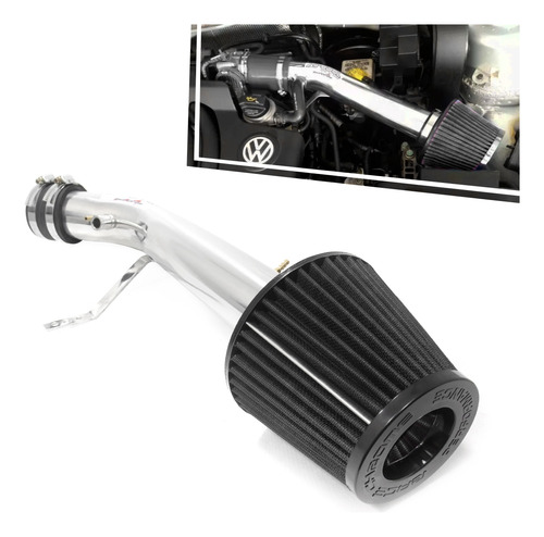 Kit Air Cool Intake Filtro Esportivo Bora Golf Race Chrome