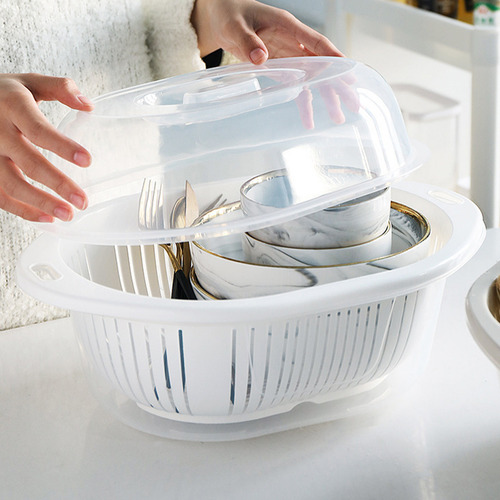 Recipiente Multifuncional De Plástico T Para Alimentos Tres