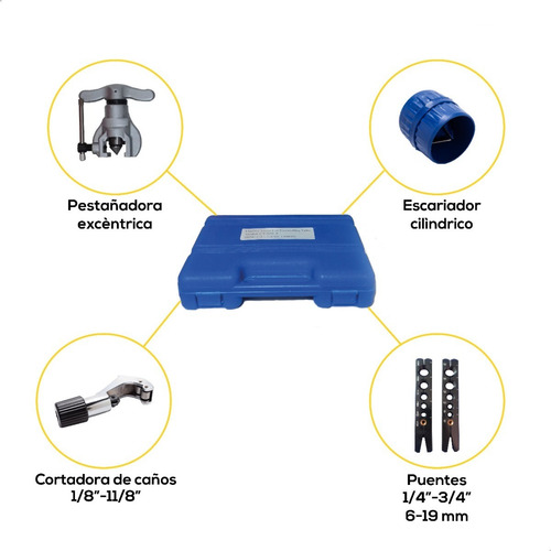 Kit Pestañadora Excentrica Embrague Cortadora Refrigeracion