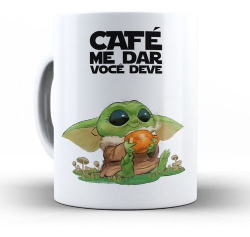 Caneca Personalizada Star Wars - Café Me Dar Você Deve