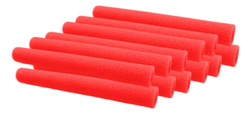12 Piezas De Mangas De Espuma De Trampolín De Rojo