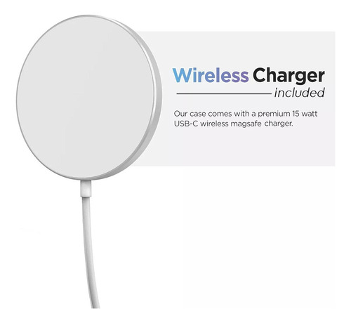 Carcasa Magsafe Transparente C/cargador P/samsung Galaxy