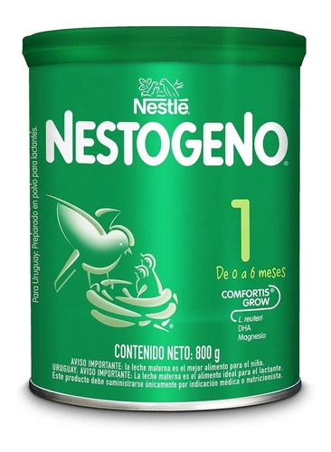 Nestogeno 1 Formula Infantil Lata X 800 Grs