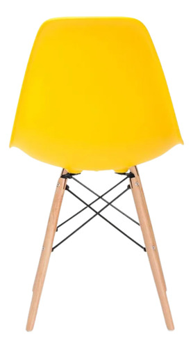 Conjunto 2 Cadeiras Eiffel Amarela Qualidade E Praticidade