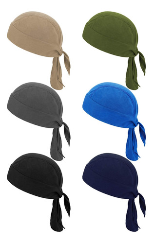 Gorro De 6 Piezas Que Absorbe El Sudor, Forro De Casco, Gorr